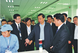 時(shí)任全國人大常委會委員長、時(shí)任國務(wù)院副總理張德江同志視察威勝