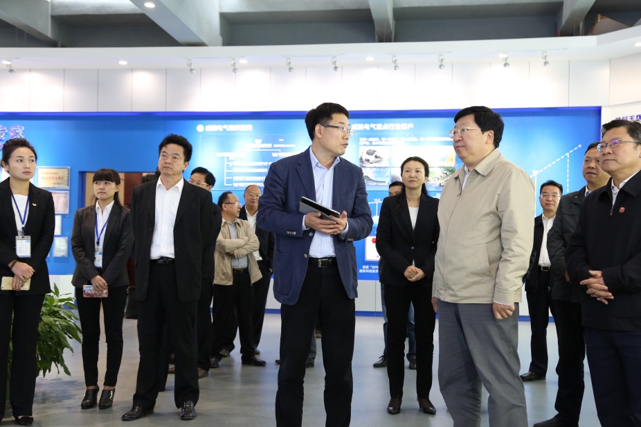 湖南省委常委、省人民政府常務副省長陳向群一行蒞臨威勝電氣產業園